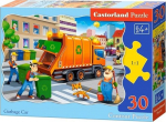 Pusle Castorland Garbage Car 30 el. 03778, 23 cm x 32 cm, 30 tk, mitmev&auml;rviline