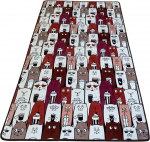 Koridorivaip Conceptum Hypnose River 287CHL2618, pruun/valge/punane, 200 cm x 80 cm