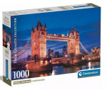 Pusle Clementoni Tower Bridge At Night 39772, 50 cm x 70 cm, 1000 tk, mitmev&auml;rviline