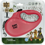 Automaatne jalutusrihm Barry King BK-17064, roosa v., XS