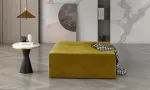 Tumba Kelim Monolith 48, kollane v., 83 cm x 83 cm x 42 cm