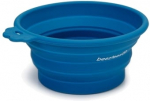 Kauss loomale Beeztees Collapsible Bowl, 17 cm x 17 cm x 15 cm, sinine v.