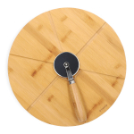 L&otilde;ikelaud noaga, pitsale Homla Bambou 958384, pruun v., 32 cm x 32 cm