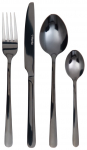 S&ouml;&ouml;giriistade komplekt Homla Lugano 854274, must v., 24 tk.