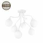 Valgusti rippuv Domoletti Stella LM-6.159, G9, 6 x 5 W, valge v.