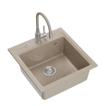 K&ouml;&ouml;givalamu Quadron Peter 110, graniit, 52 cm x 50 cm x 20 cm, liivakarva pruun v.