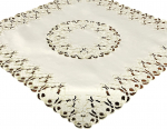 Laudlina ruudukujuline OH-247-B, kreemjasvalge, 85 x 85 cm