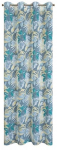 &Ouml;&ouml;kardin Lena, kollane/hall/roheline, 140 cm x 250 cm