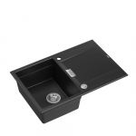 K&ouml;&ouml;givalamu Quadron Owen 111, graniit, 76 cm x 50 cm x 21.5 cm, must v./roostevaba teras v.