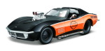 M&auml;nguauto Maisto Chevrolet Corvette H-D 1970, 1:24, must v.
