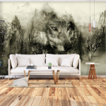 Fototapeet Artgeist Mountain Predator (Beige) SFT1678SAM, 70 cm x 98 cm