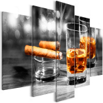 Reproduktsioon Artgeist Cigars And Whiskey N3131-DKXL, 225 cm x 100 cm