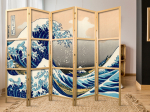Fototapeet Artgeist Pertvara - Great Wave In Kanagawa II Paravent_Sj0018, 172 cm x 225 cm