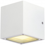 &Otilde;ue seinavalgusti SLV Sitra Cube, 4.5W, GX53, IP44, valge v., 10.8 cm x 11.5 cm