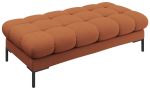 Esiku pink Micadoni Home Mamaia, pruun v./must v., 62 cm x 133 cm x 41 cm