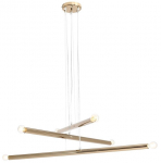 Valgusti rippuv Aldex Tubo 6, E14, 6, kuldne v.