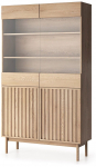 Vitriinkapp Gala Meble Saori W2D, tamm v., 106 cm x 37 cm x 183 cm