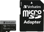 M&auml;lukaart Verbatim Pro, 512 GB, 90 Mb/s - 45 Mb/s
