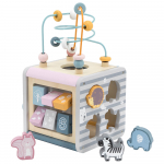 &Otilde;petlik puidust kuubik m&auml;ngudega Viga Toys Polar B 5in1, mitmev&auml;rviline