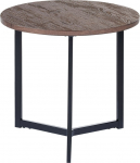 Kohvilaud Beliani Tippo, pruun v./must v., 50 cm x 50 cm x 43 cm