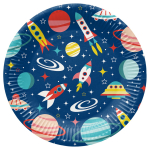 &Uuml;hekordne taldrik PAW Space, &Oslash; 23 cm, 8 tk