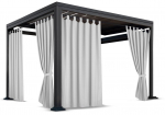 Paviljoni kardin ZMOS-01, 155 x 260 cm, helehall v.