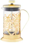 Kohvikann French Press Ambition Royal, 0.6 l, l&auml;bipaistev v./kuldne v.