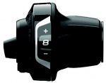 K&auml;iguvahetuse nupp Shimano Tourney SL-RV400 8-speed ASLRV4008RA, plastik/teras, must