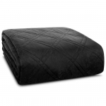 Voodikate Luiz 8, must v., 220 cm x 240 cm