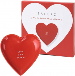 Serveerimistaldrik Love You More, 13.5 cm x 1.2 cm, 12.8 cm, Punane v.