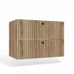 Valamualune vannitoa kapp Tigo 80 2S, tamm v., 45.5 cm x 80 cm x 57 cm