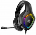 Juhtmega m&auml;nguri peakomplekt Marvo Tactic H8360, must