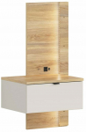 &Ouml;&ouml;kapp Glamour, tamm v./ka&scaron;miir v., 98 cm x 42 cm x 50 cm