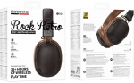 Juhtmeta k&otilde;rvaklapid Borofone Rock Retro BO34, pruun v./must v.