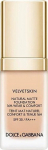 Vedel jumestuskreem Dolce & Gabbana Velvetskin Natural Matte, SPF 30, 215, 30 ml