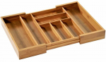 S&ouml;&ouml;giriistade alus Kesper, 58 cm x 43 cm x 6.5 cm, bambus, pruun v.