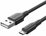 Juhe Vention CTIBD, USB Type A/Micro USB-B, 50 cm, must v.