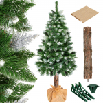 Kunstlik j&otilde;ulupuu Springos Diamond Pine CT0110, 160 cm, koos alusega (kahjustatud pakend)