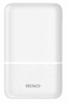 Akupank Deltaco PB-C1005, 10000 mAh, 10.5 W, valge v.