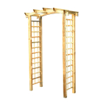 Kahjustatud pakendiga toode. Taimetugi 4IQ Pergola2, 180 cm x 70 cm, 220 cm, puit, pruunikas v.