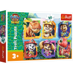 Pusle Trefl Paw Patrol Dinosaur Island 18336, 20 cm x 27 cm, 30 tk, mitmev&auml;rviline