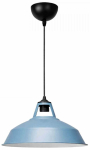 Valgusti lagi Opviq 242564 780SGN4819, E27, 1 x 40 W, sinine v. / must v., 31 x 31 cm