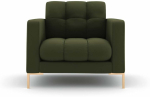 Tugitool Cosmopolitan Design Bali, kuld v./roheline v., 96 cm x 87 cm x 75 cm