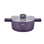 Kastrul Swiss Haus Speiez Castle SH-SCC20T, &Oslash;28 cm, 5.7 l, violetne v.