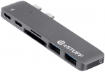 USB jaotur Estuff ES84122-GREY