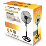 P&otilde;randaventilaator Esperanza Typhoon EHF002 Black/Grey, 50 W