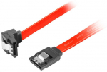 Juhe Lanberg SATA To SATA 6 Gb/s Angled Red SATA, SATA, 0.3 m, punane v.