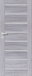 Siseukseleht PerfectDoor Mira MIRA 01, parempoolne, hall tamm, 203.5 x 64.4 x 4 cm
