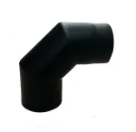 &Uuml;hendustoru nurk Wadex, must v., 160 mm, 90 &deg;