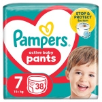 P&uuml;ksm&auml;hkmed Pampers Pants, 7 suurus, 15 kg, 38 tk